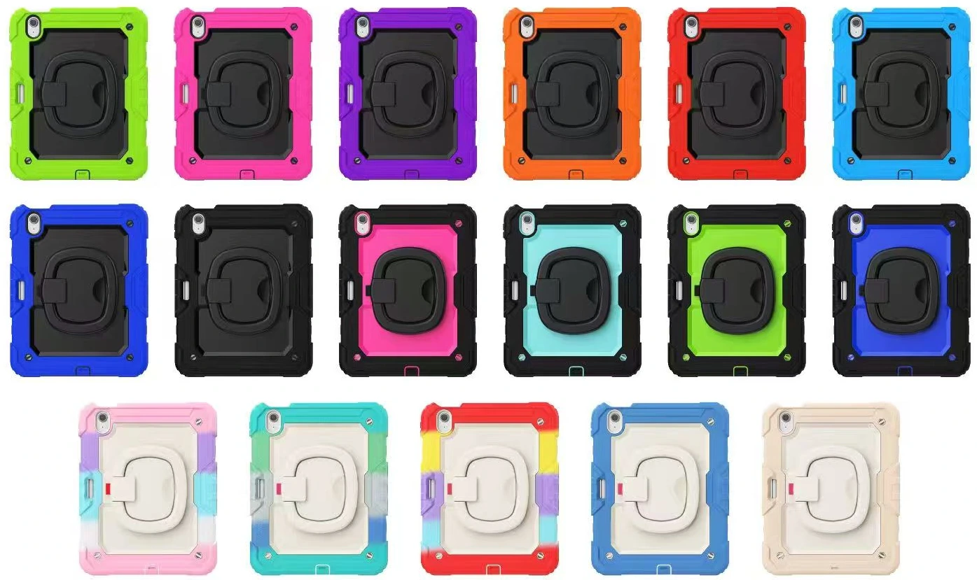 Seventeen real D-style hand grip case color variants, including bright, black-panel and light-color combinations